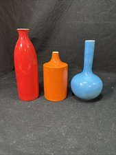MCM Otagiri Japan Set Of 3 Colorful Bases picture
