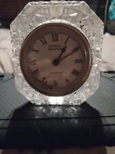 Chrystal Legends Clock By Godinger Quartz Clock 24% Lead Crystal picture