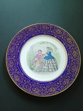Imperial Service Plates Porcelain Collector Plate/Gold Rim 22K Gold W'D 150 picture