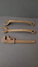Lot of Vintage Tools, Two Combo Wrenches, One Monkey Wrench picture