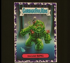 Garbage Pail Kids GPK 2018 Oh the Horror-bile  Purple Border You Pick picture
