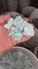 unstabilized bluegreen turquoise rough (By The Pound) 1/2 Inch to 1 inch sizes picture