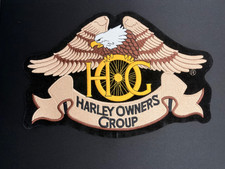 Vintage Harley Owners Group HOG Eagle Back Patch Harley Davidson Motorcycle picture