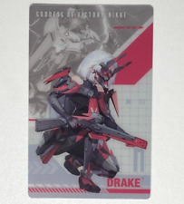 GODDESS OF VICTORY NIKKE Gun Girl Metal Card Collection DRAKE Card Japan picture