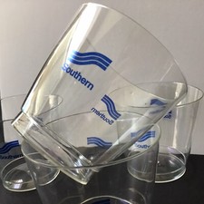 Southern Airways Set/4 Cabin Service Vintage Glasses - Airline Plastic Cups picture