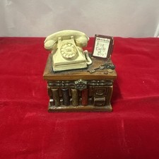 PHB Porcelain Hinged Trinket Box Messages Of Love Midwest Of Cannon Falls picture