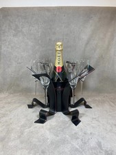 VERY RARE Moet et Chandon metal champagne centerpiece with bucket and 6 tassels picture