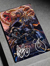 ABSOLUTE Batman 25 2X Signed Brooks/Synder. SOLD OUT LTDCARDSTOCK PRESALE picture