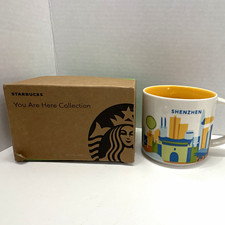 Starbucks You Are Here Collection Shenzhen Coffee & Tea Mug White Multicolor Box picture