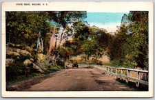 Vintage Postcard State Road Walden New York Scenic View 1948 picture