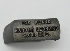 Antique/Vintage ICE PLANE HAROLD LEONARD & CO. INC. Excellent Condition picture