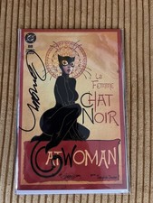 CATWOMAN 88 Signed J SCOTT CAMPBELL CHAT NOIR EXCLUSIVE HOMAGE NM 2026 W/ COA picture