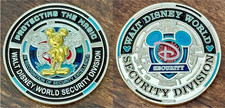 *NEW* Walt Disney World Security Golden Mickey Glow In The Dark Challenge Coin picture