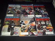 1998-1999 AMERICAN MOTORCYCLIST MAGAZINE LOT OF 15 ISSUES - FAST BIKES - M 488 picture