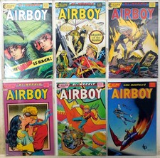 Airboy Lot 6 #24, 29, 30, 31, 32, 33 (1987) Eclipse Comics 1st Print Comic Books picture
