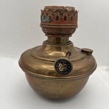 ANTIQUE VINTAGE Regenerative Blitz Lampe Brass Oil Kerosene Lamp 1900's picture