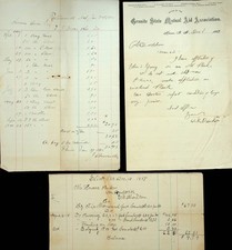 Three 1880's Documents - E8L picture