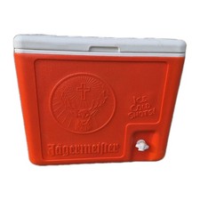 Jagermeister Orange Cooler Ice Chest 2 Bottle Liquor Ice Cold Shot Dispenser NOS picture