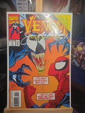 VENOM LETHAL PROTECTOR 6 SIGNED & COVER SAM DE LA ROSA COA ART MARK BAGLEY 1993. picture