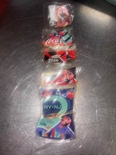 Coca-Cola New York New Jersey FIFA World Cup Commemorative Pin Set 3 For $50 picture