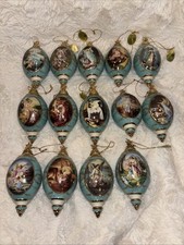 14 VTG 5” Bradford Porcelain Ornaments ‘Someone to Watch Over Me