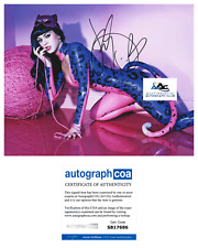 KATY PERRY AUTOGRAPH SIGNED 8X10 PHOTO SINGER ACOA COA picture
