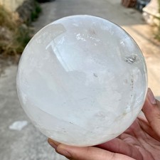 4.29LB Rare Natural colorful Clear quartz ball Crystal Sphere specimen Gift picture