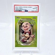 2024 Topps Chrome Disney King Candy #148 PSA 10 Green Refractor /99 picture