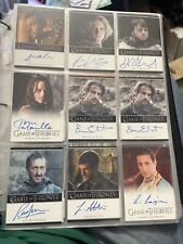 Game of Thrones Autograph Cards Selection Lannister Stark Targaryen Greyjoy picture