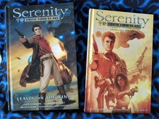 Serenity Leaves on the Wind 1st ed. AND Those Left Behind HardbckGraphicNovels picture