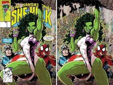 SENSATIONAL SHE-HULK #1 (KAARE ANDREWS EXCLUSIVE TRADE/VIRGIN VARIANT SET) picture