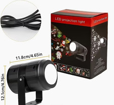 Halloween LED Projection Light Pattern Projector, Multicolor, Corded, Black picture