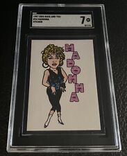 Madonna SGC 7 1987 Edis Rock And You Card Sticker Low Pop Music HOF Vintage 80s picture