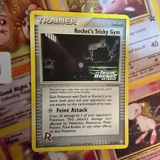 Pokemon Card Rocket's Tricky Gym 90/109 Reverse Holo Stamped NM-LP picture