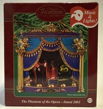 Vtg. CARLTON CARDS 2003 PHANTOM Ornament LIGHTS UP & Music Phantom Of the Opera picture