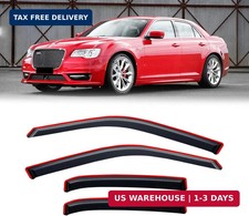 in-Channel Rain Guards for 2011-2023 Chrysler 300, Window Visor Shields Vent Def picture