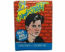 1987 21 Jumpstreet Johnny Depp Movie Trading Cards Wax Pack Vintage Retro NEW picture