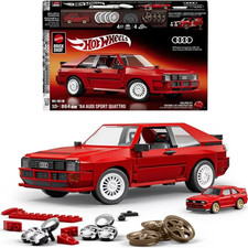 Mattel Brick Shop Hot Wheels '84 Audi Sport quattro Building Toy Kit 864pc picture