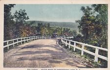 Big Curve State Road To Greenwood Lake N.Y. Post card picture