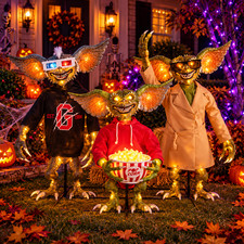 Gremlins 5 ft Animated LED 3 Piece Halloween Prop Motion Sound 26GM55723 picture