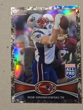 2012 Topps Chrome - All-Pro Rob Gronkowski #12 Camo Refractor /499 picture
