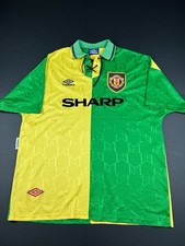 Authentic Original Umbro Manchester United 1992/1993 Third Shirt Men XXL (2294) picture