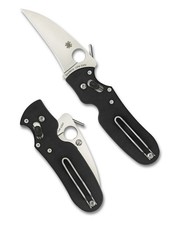 Spyderco P'kal Folding Knife Plain Edge CPM-S30V Blade Black G-10 Handle C103GP picture