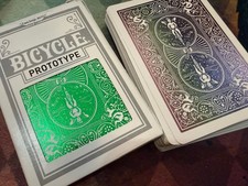 Very 1st GREEN Metalluxe Bicycle prototype 2014 signed + Iridescent Rare 🔟 picture
