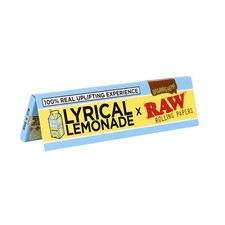 10x RAW X Lyrical Organic Lemonade Papers Natural Smoking Supply King Size Wide picture