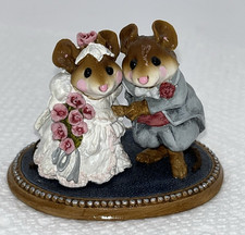 NEW, Wee Forest Folk, M-200, Wedding Pair, Great Collectible wedding gift w/box picture