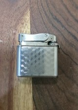 Vintage Mylflam 606 Petrol Pocket Lighter - Western Germany - Geometric Pattern picture