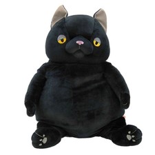 Shinada Global Mochi series Mochi Neko Black (XL) 35×35×50cm Stuffed Toy picture