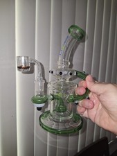 Sicko Glass Bong Pipe Thick Glass Great Quality Wax  picture