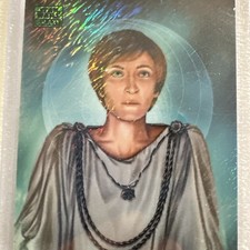 2026 Topps Star Wars Galaxy Chrome Green Shimmer Refr Mon Mothma ARO-11 /199 picture